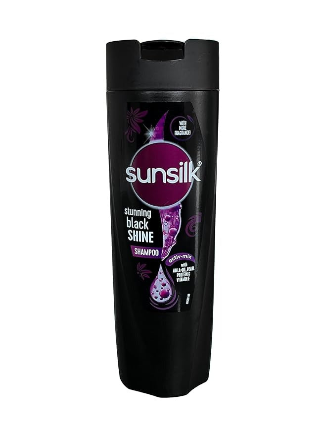 Sunsilk Stunning Black Shine Shampoo - 180 ml