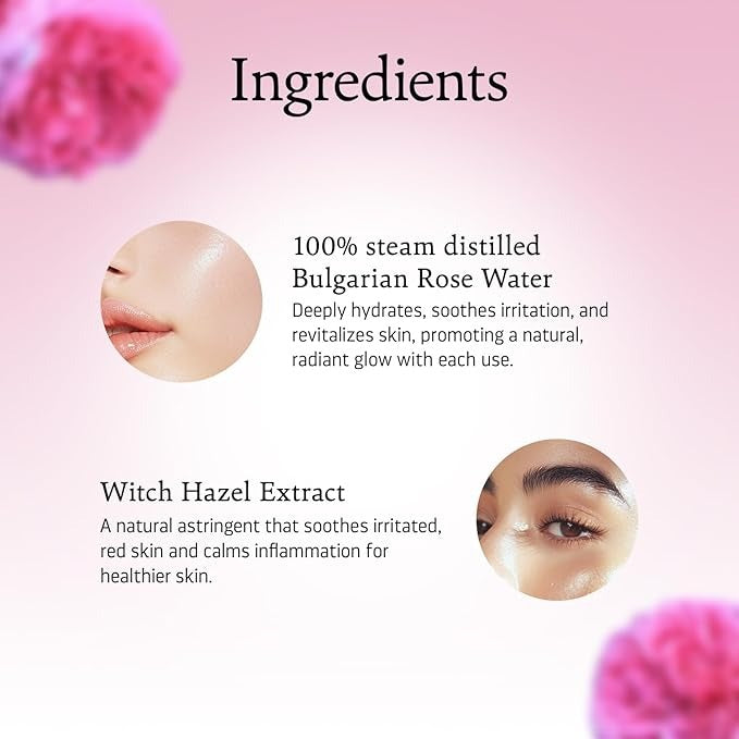Indulgeo Essentials Gulaab Jal Facial Toning Mist/Toner - 60 ml