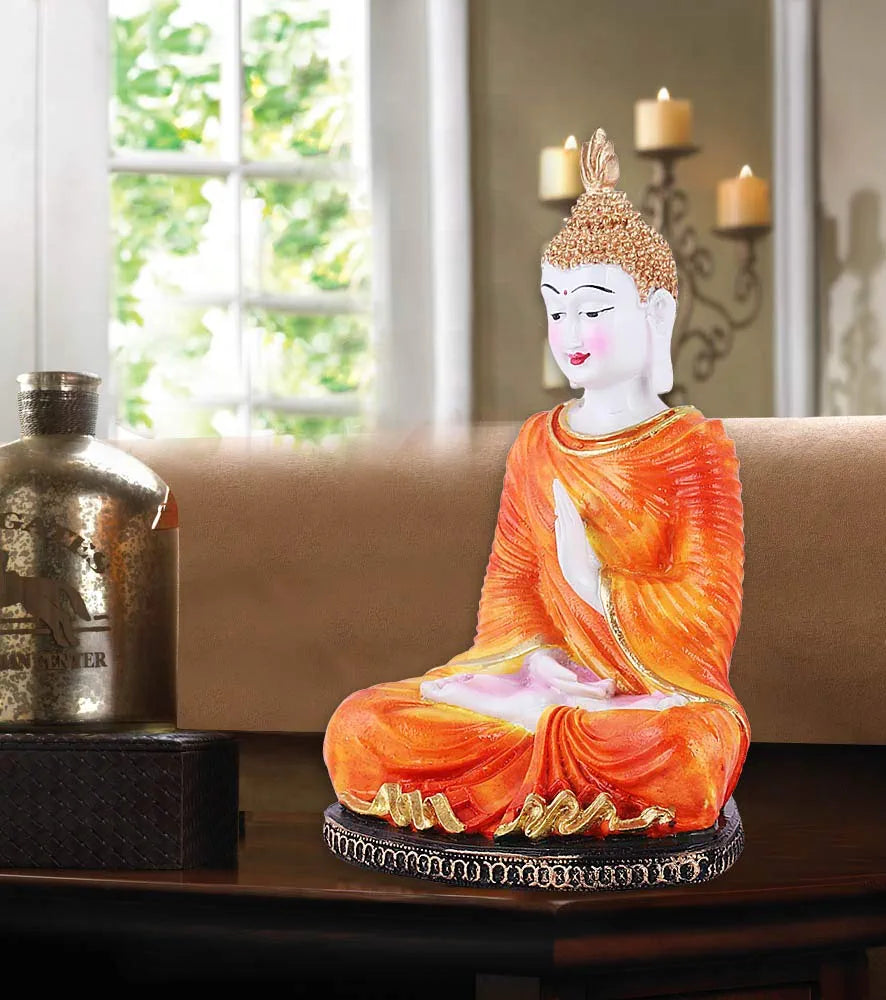 Mariner's Creation Fabric Buddha Statues Size-15X8X26Cm