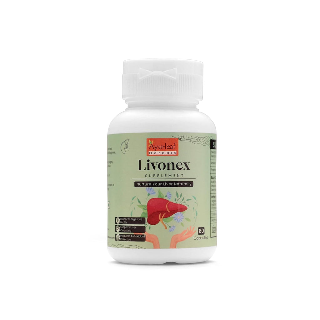 Ayurleaf Herbals - Livonex Extract Blended Capsules 300mg | 60 Veggie Capsules for Men and Women