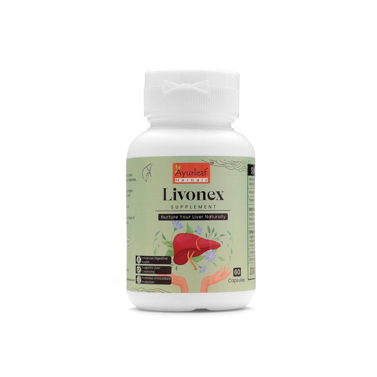 Ayurleaf Herbals - Livonex Extract Blended Capsules 300mg | 60 Veggie Capsules for Men and Women