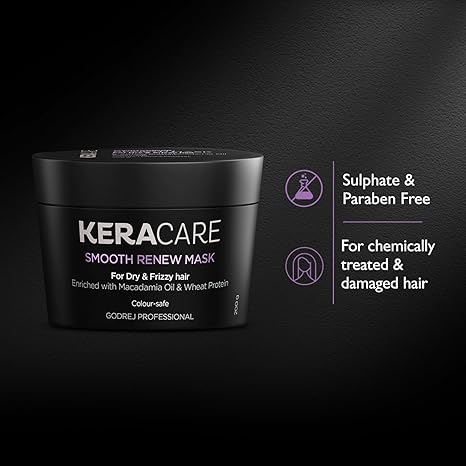 Godrej Professional Fresh Keracare Smooth Renew Mask - 200 gms