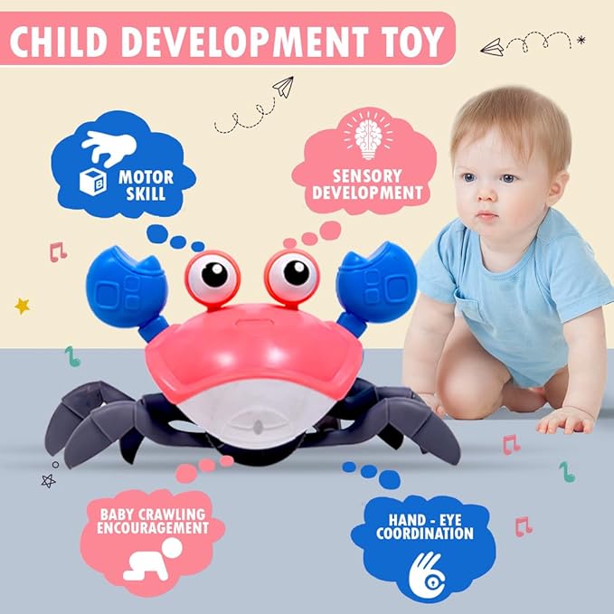 Wembley Dancing Crawling Baby Toys Crawling Crab Toy