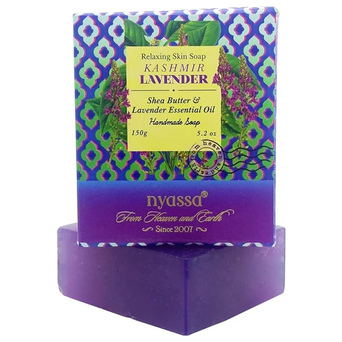 Nyassa Forest Musk Luxurious Handmade Natural Bathing Soap - 150 Gms | Lavender