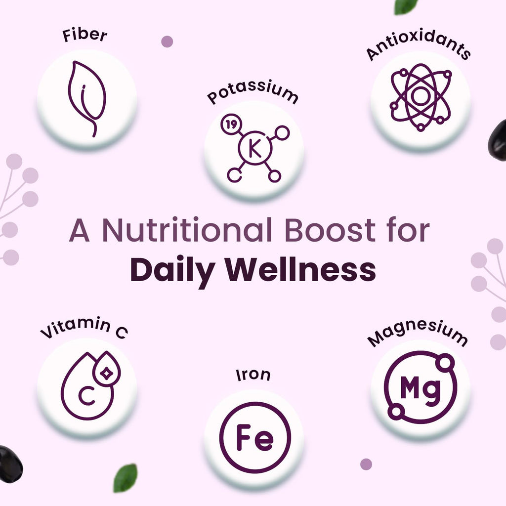 Neuherbs Natural Jamun Seed Powder - 200g For Diabetes | Supports Healthy Digestion & Sugar Levels | Rich in Vitamin C, Iron, Magnesium & Fiber