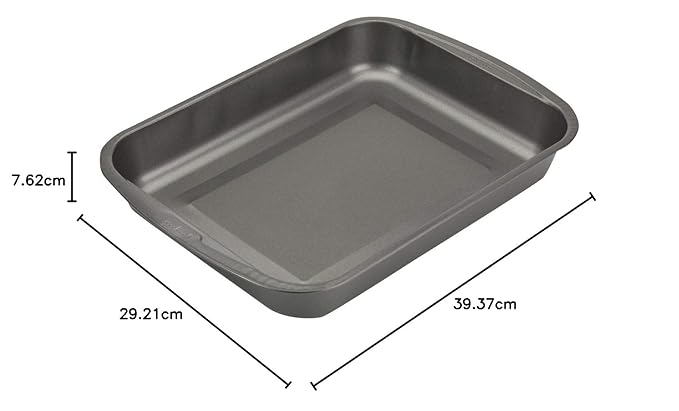 Good Cook 11.5 Inch x 15.5 Inch Roast Pan (Black)