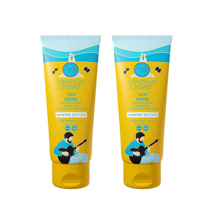 Conscious Chemist Sun Drink Hybrid SPF 50 PA++++ Sunscreen Unwind Edition - 50 gms