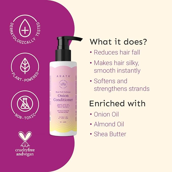 Arata Hair Fall Defense Onion Conditioner - 200 ml