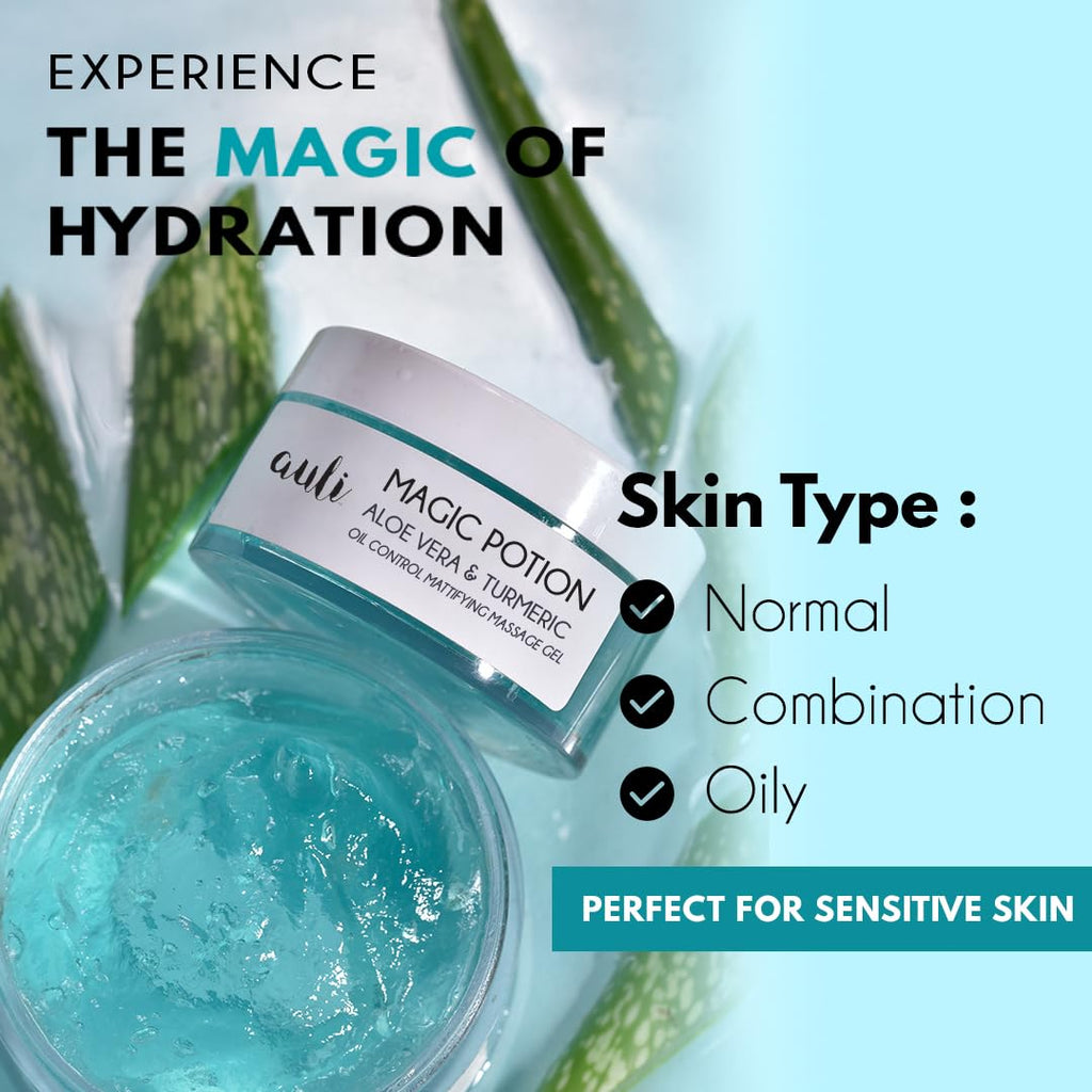 Auli Lifestyle Magic Potion Aloe Vera and Turmeric Gel - 60 gms