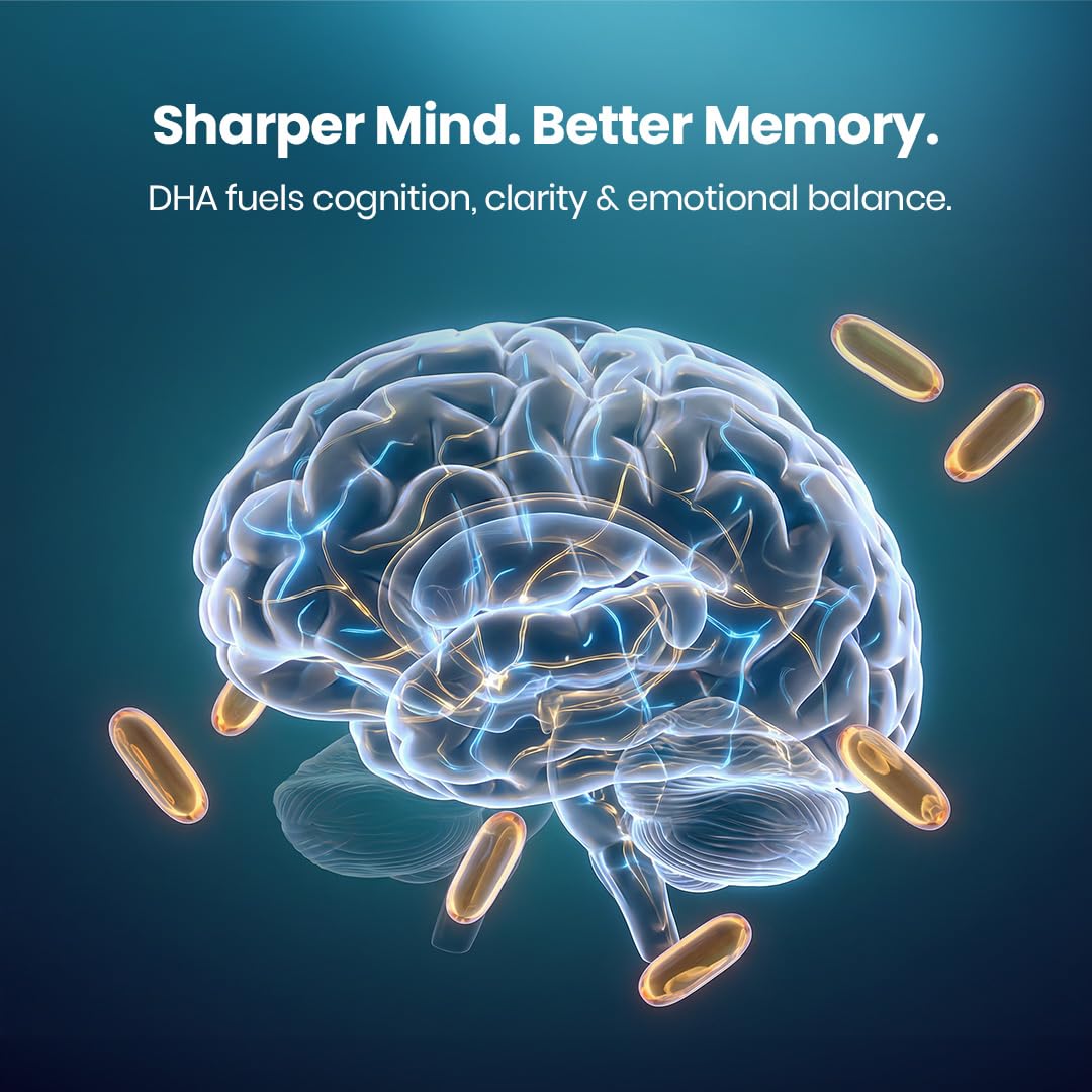 WOW Life Science Omegaâ€‘3 6X Strength Fish Oil Softgel Capsules | 2800 mg Fish Oil with 1120 mg EPA & 840 mg DHA | Supports Heart, Brain & Joint Health | Sourced from Sardines & Anchovies | 30 Softgel Capsules