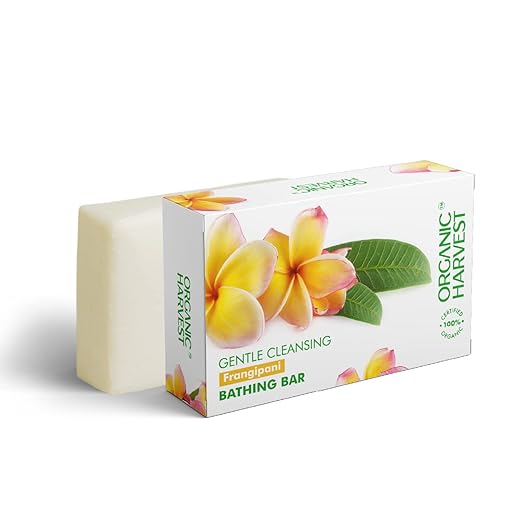 Organic Harvest Frangipani Bathing Bar - 110 gms
