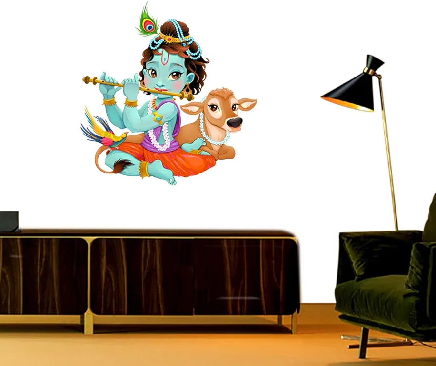 Rangoli Vinyl Modern Wall Stickers 1.96 X 20.86 X 1.96 Inches Multicolour