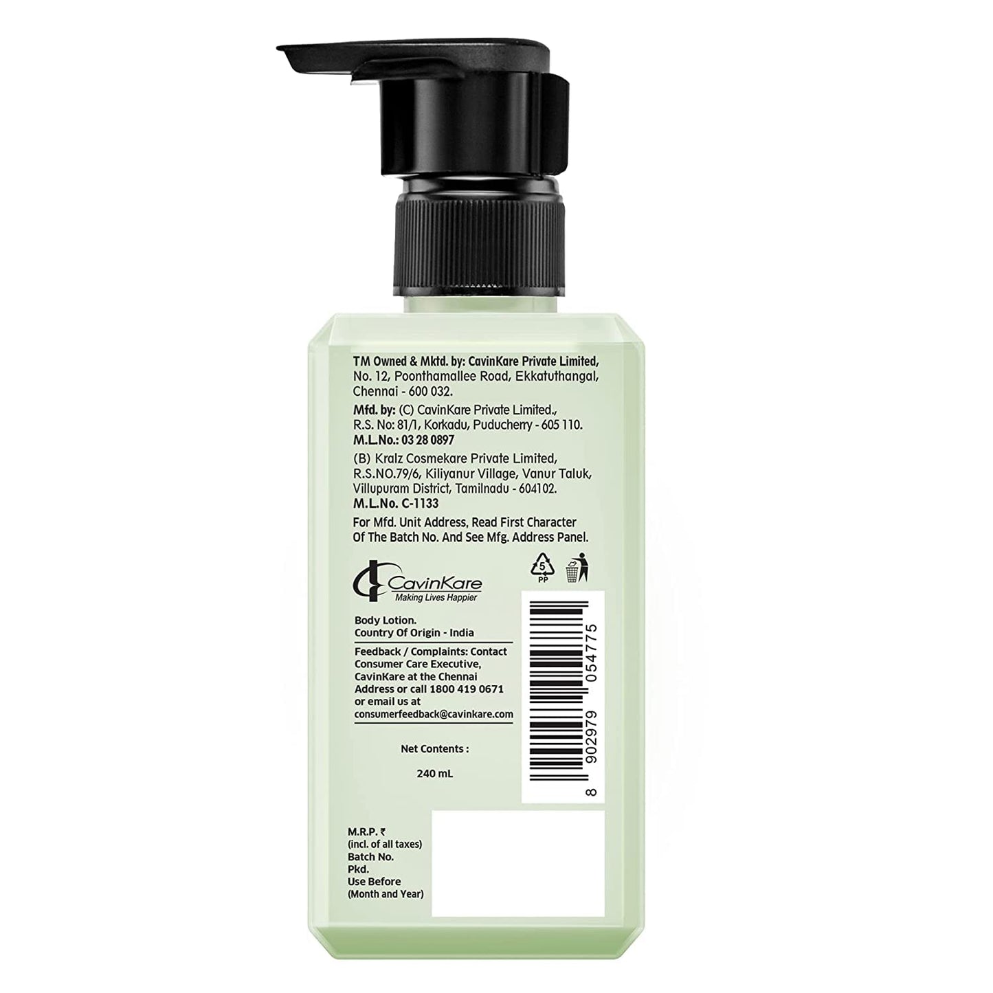 Buds & Berries Kiwi Extracts, Fruit Nourishing Body Lotion