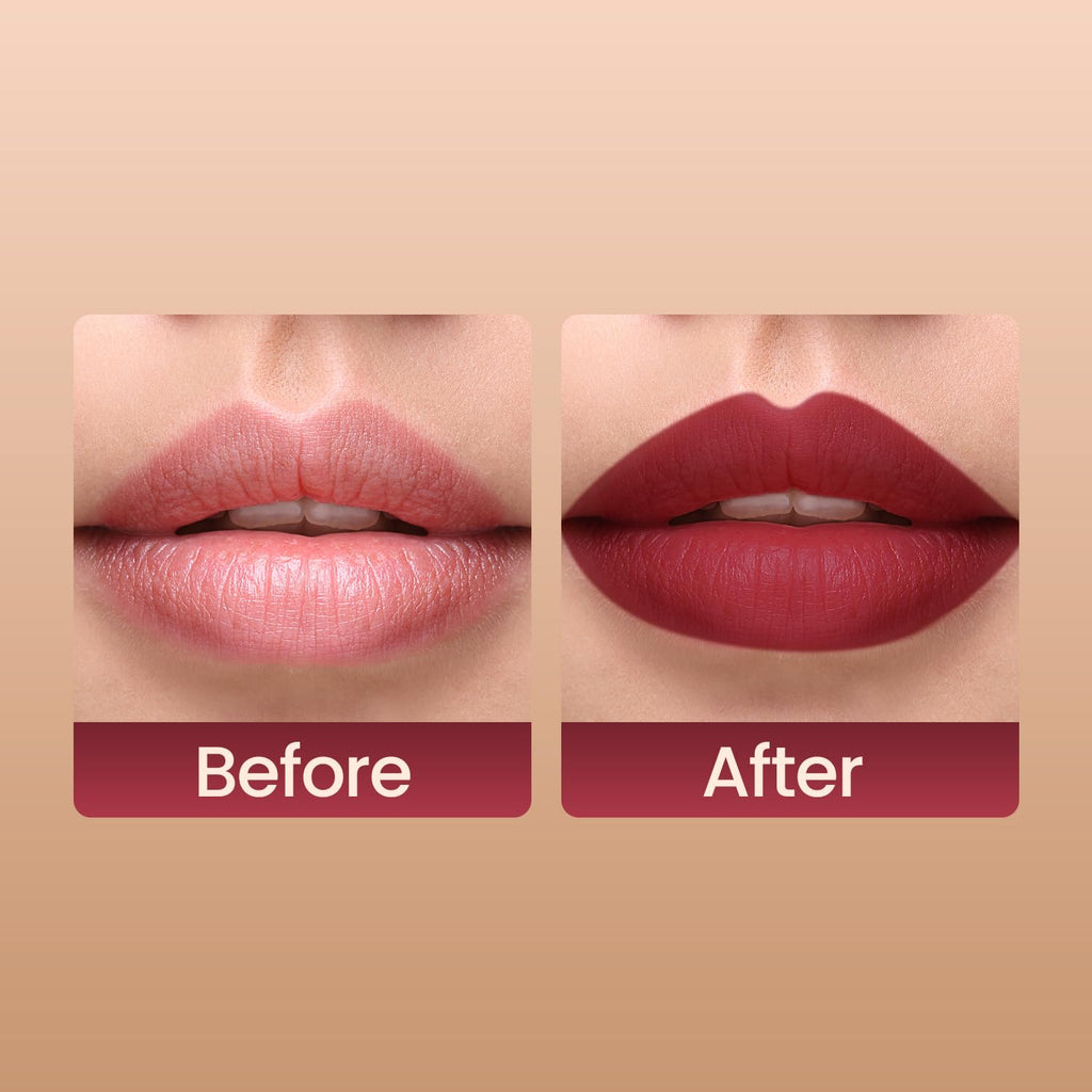 Swiss Beauty Matte Cat Lip Crayon | Matte Finish | Waterproof | 12-Hour Stay | Hydrating | Non-drying | Shade-02 Regal Camarine, 1.5g