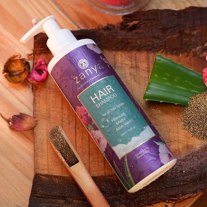 Zanya Anti Hair Fall Shampoo Reduces Hair Fall and Breakage - 250 Ml