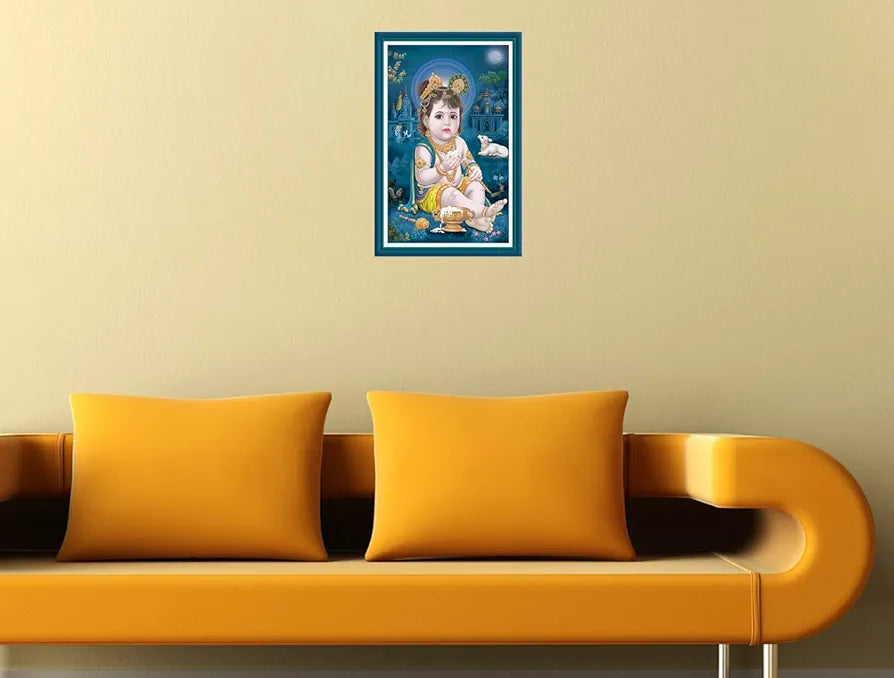 Rangoli MDF Wall Stick Decorative Panel 12x18 Wall Art P-1 Design-7