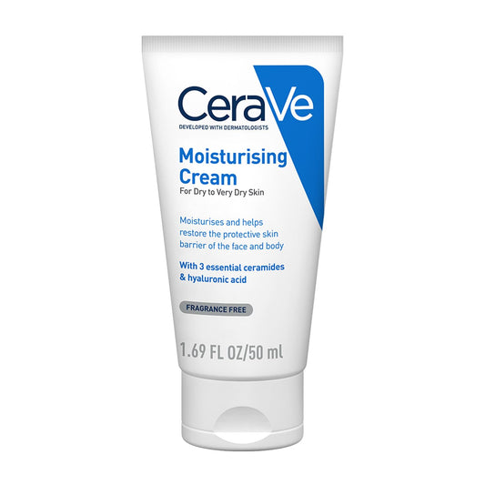 CeraVe Moisturizers, Moisturizing Cream For Dry To Very Dry Skin (50ml / 1.69 oz) (MB096400)
