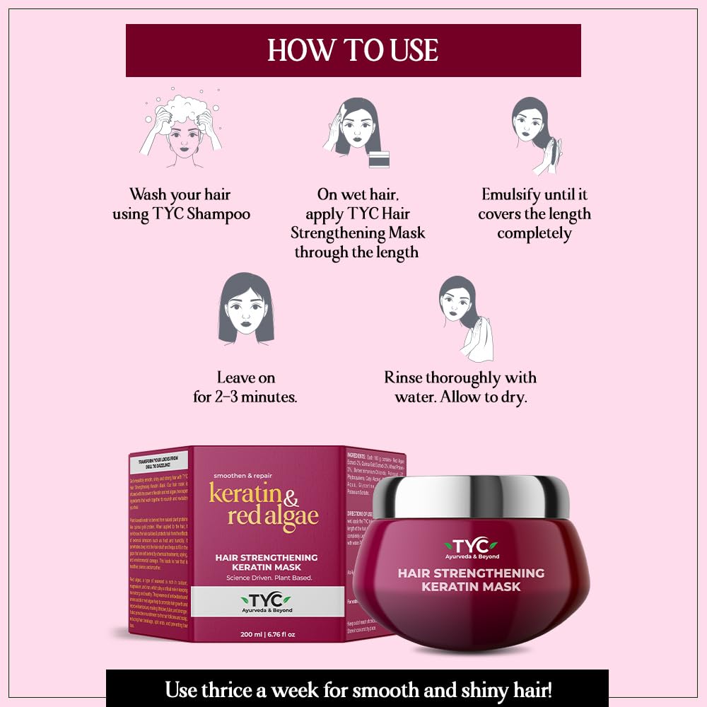 Trust Your Choice Hair Strengthening Keratin Mask - 200 ml