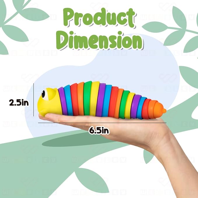 Wembley Caterpillar Toy Toddler Toys for Kids Fun Sensory Play Flexible Joint