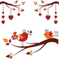 Rangoli White Glossy Vinyl Wall Sticker Premium Self-Adhesive Waterproof Design-21