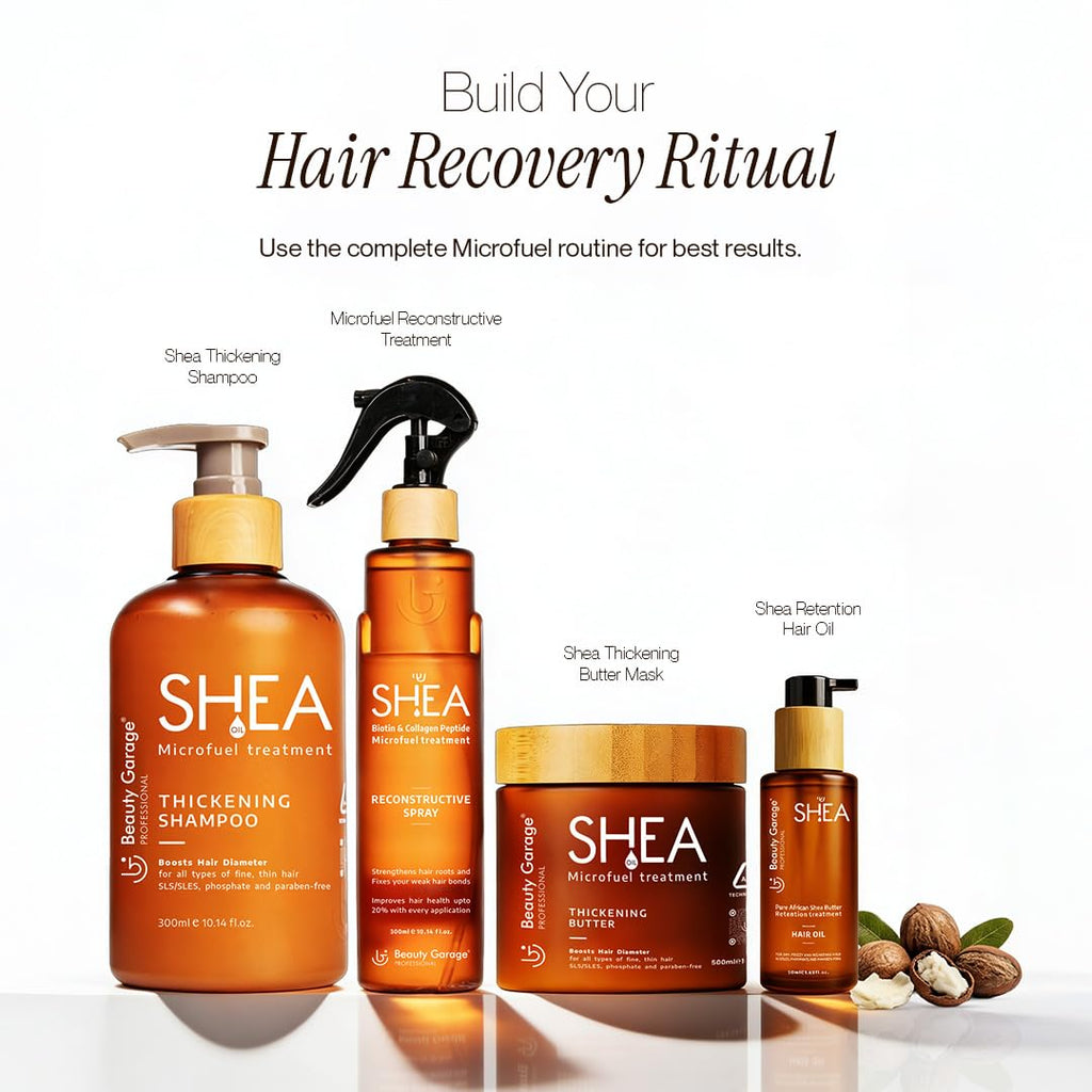 Beauty Garage Shea Microfuel Thickening Shampoo 750ml