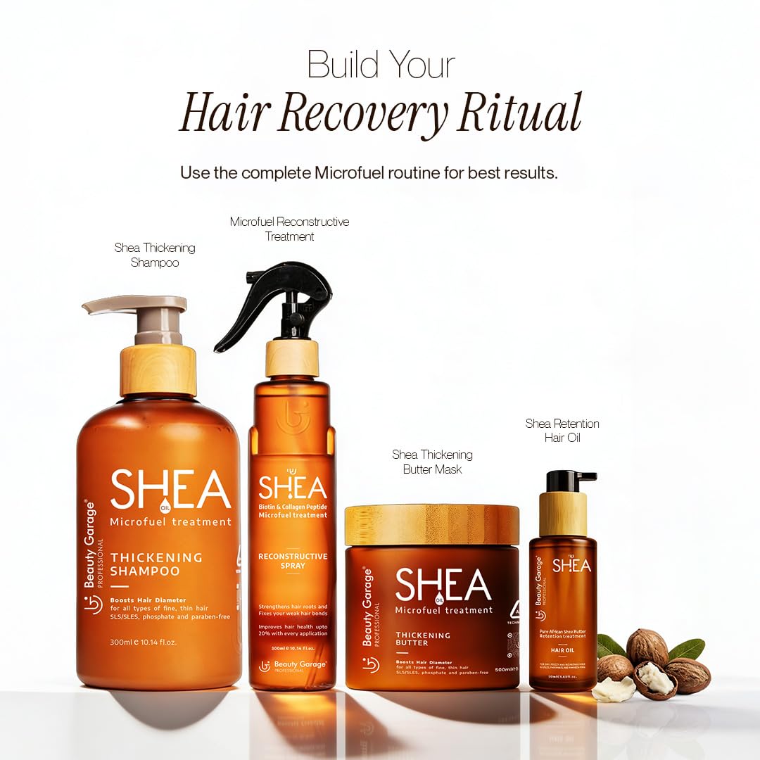 Beauty Garage Shea Microfuel Thickening Shampoo 750ml