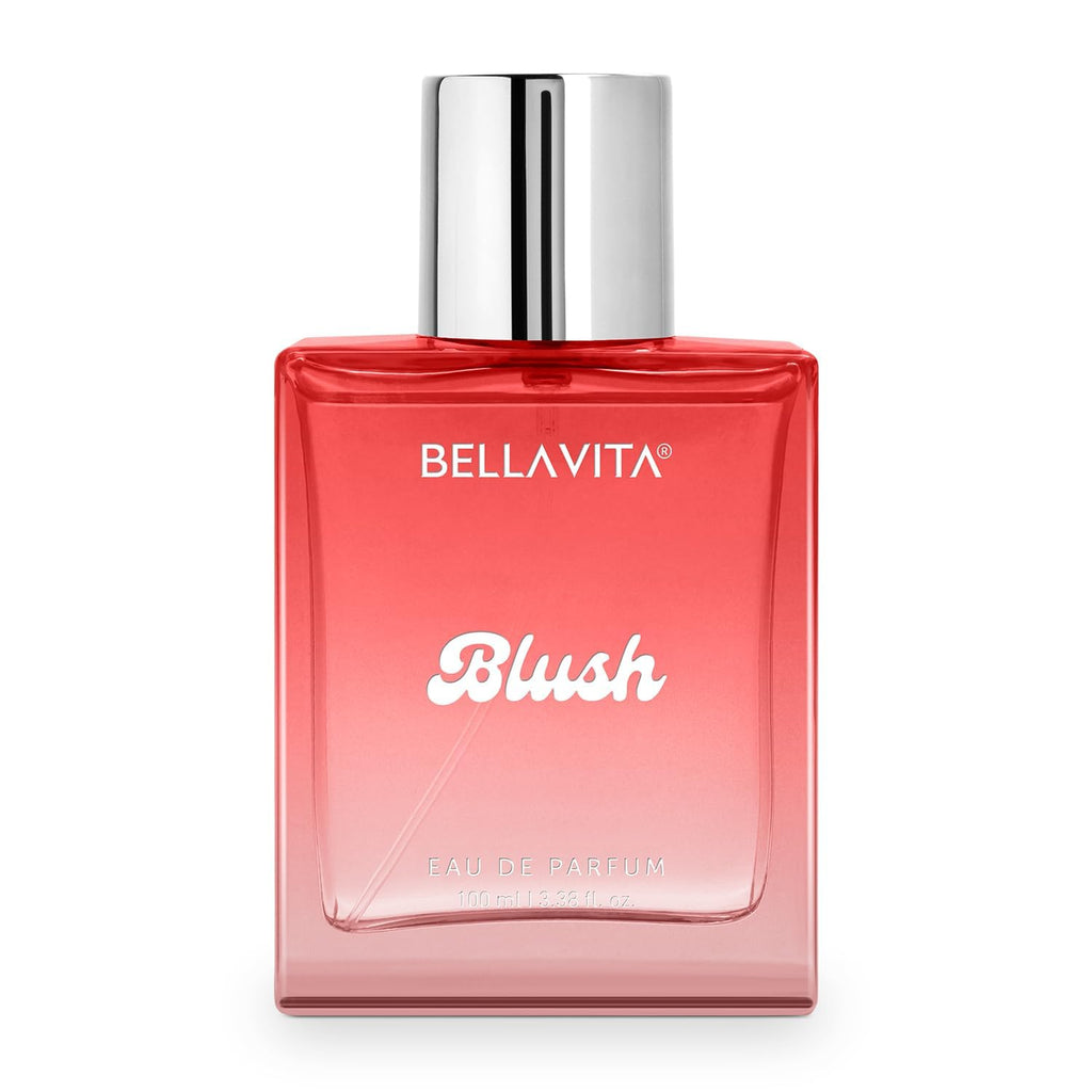 BELLAVITA Blush EDP 100ml | Long Lasting Perfume for Woman | Red Fruits, Moss, Vanilla and Sandalwood | Musky, Fruity and Woody Fragrance Perfume for Women