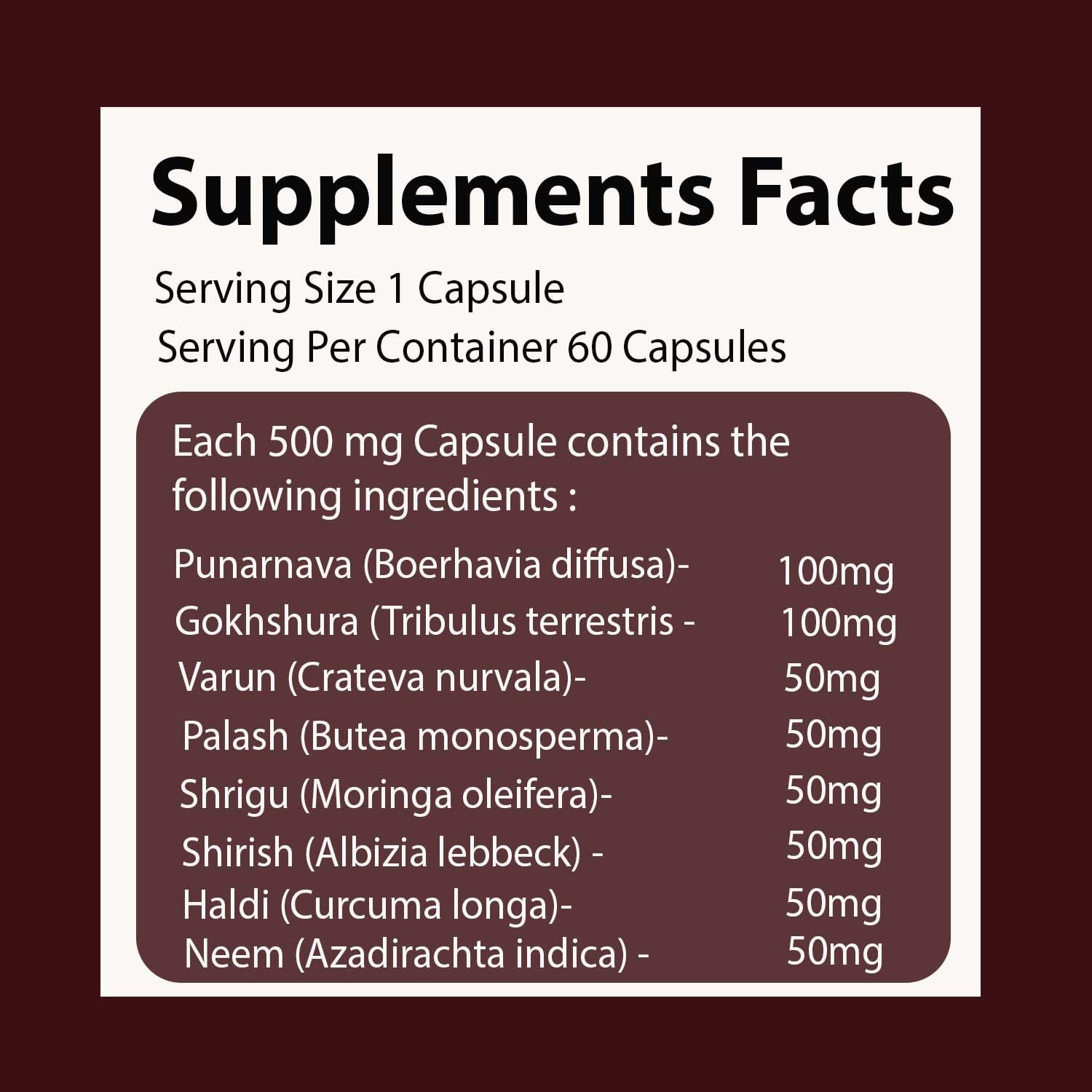 UroEase for Kidney & Uric Acid Support | Ayurvedic Supplement for Urinary Tract & Detox | Herbal Kidney Cleanse | 60 Veg Capsules
