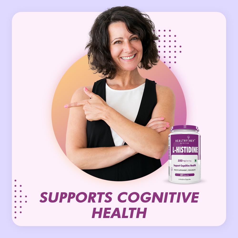 HealthyHey Nutrition L-Histidine 60 Capsules