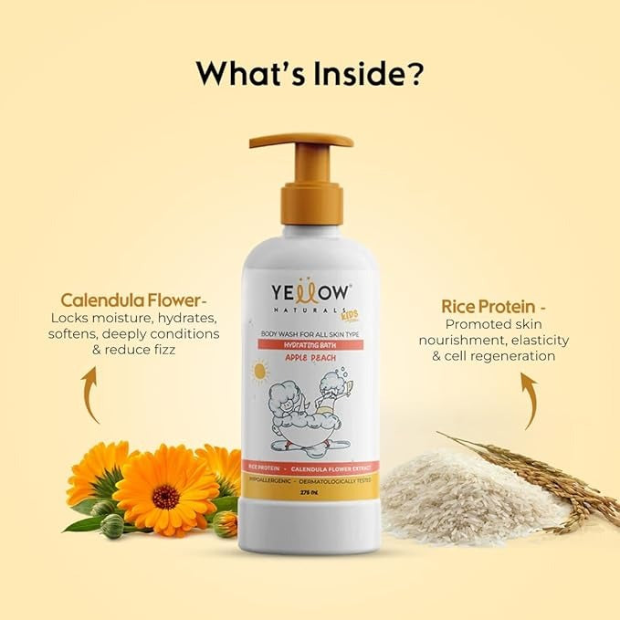 Yellow Naturals Body Wash for Kids - 275 ml