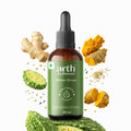 Arth Bitter Drops Weight Management Supplement - 15 Days Pack | Reduces Cravings Naturally | Improves Digestion & Bloating | With 14 Herbal Bitters, Karela, Dry Ginger, Haldi | 50ML
