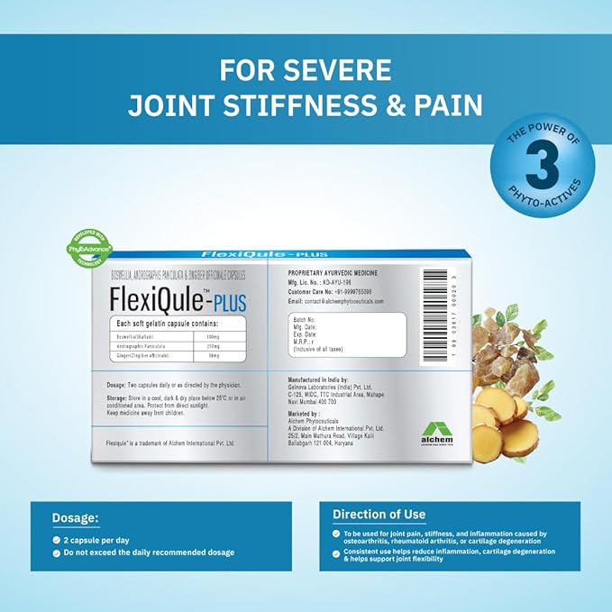 Alchem Life Flexiqule-plus Joint Support 10 Capsules