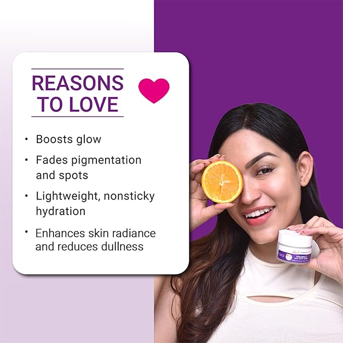 Iba Advanced Activs Vitamin C Daily Glow Cream With Hyaluronic Acid for Enhances Skin Radiance and Reduces Dullness - 50 Gms