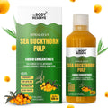 The Body Reserve Himalayan Sea Buckthorn Juice 500ml | Cold Pressed Seabuckthorn Berry Pulp Concentrate | Natural Vitamin C | Omega 3-6-7-9 | Antioxidant-Rich Gut Health Juice for Skin Glow, Heart & Immunity Support