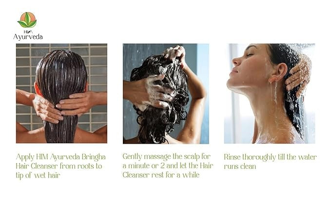 HIM Ayurveda Bringha Hair Cleanser (Shampoo) - 200 ml