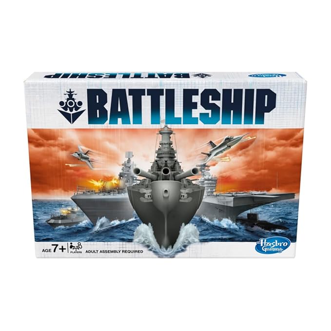 Hasbro Gaming Battleship Board Game Classic Strategy Play for Kids