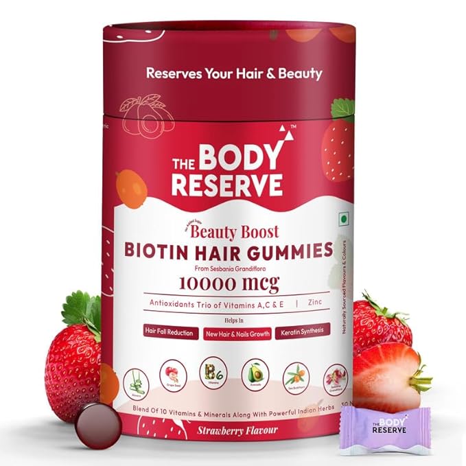The Body Reserve DHT Blocker Biotin Hair Gummies No Added Sugar - 30 gummies