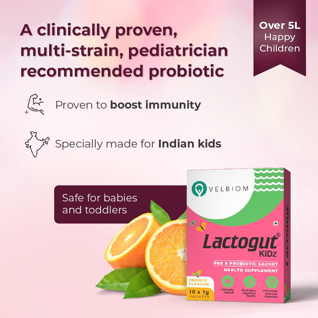 Velbiom Lactogut Kidz - 10 sachets