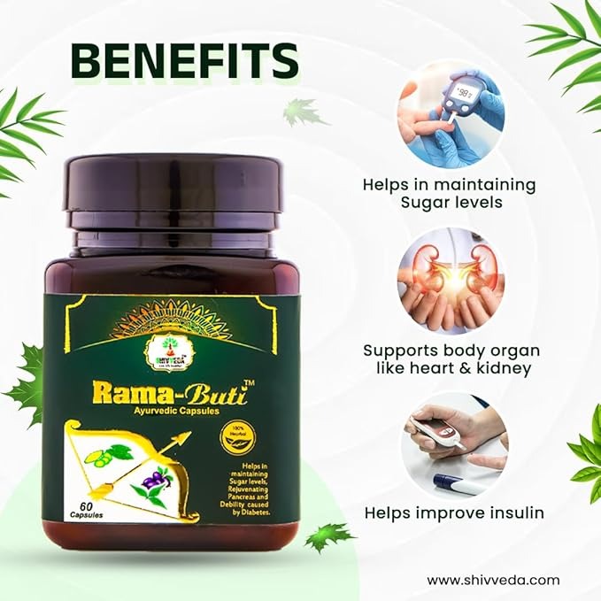 Shivveda Rama-Buti Ayurvedic Capsules - 60 Caps