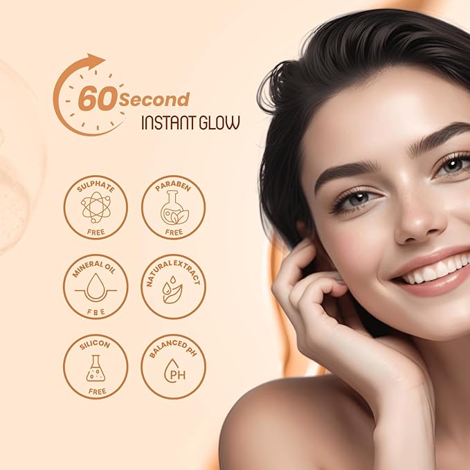 Skynic Vitamin C Face Wash With Aloe Vera Ext For Glowing and Brightening Skin - 100 Ml