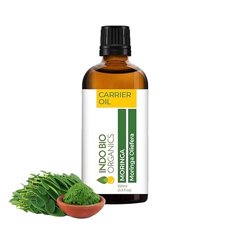 Indo Bio Organics Moringa Carrier Oil - 100 ml
