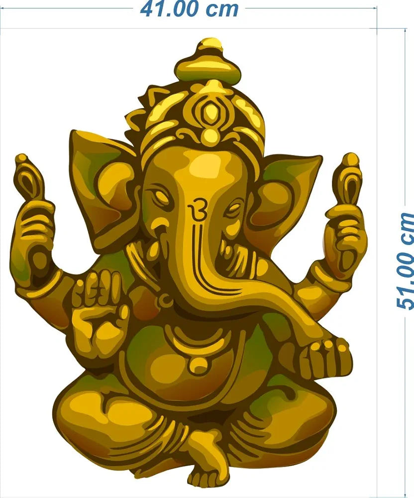 Rangoli White Glossy Vinyl Wall Sticker Premium Self-Adhesive Waterproof Parent-2 Design-10