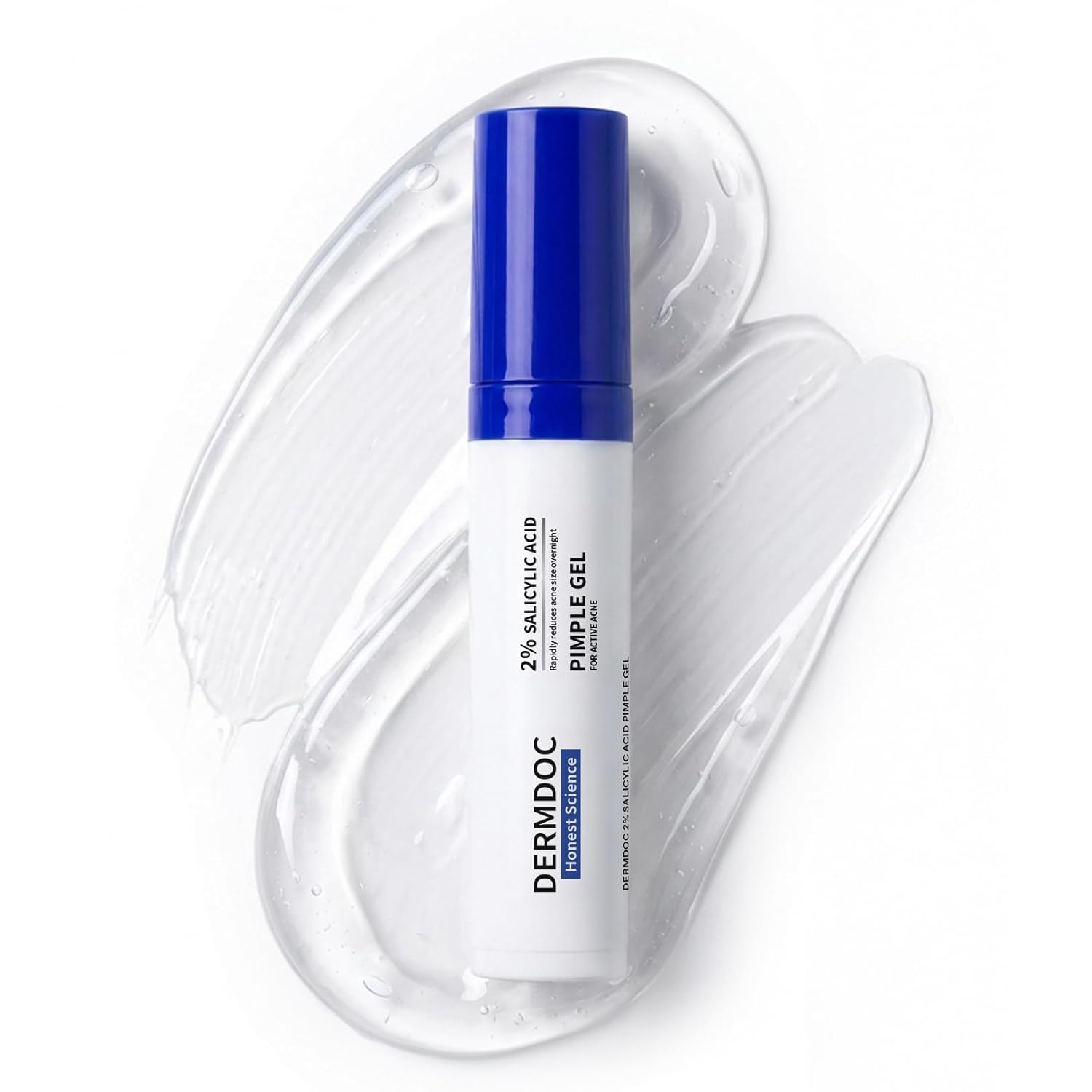 DERMDOC 2% Salicylic Acid w/w Pimple Gel, 5ml | Acne Spot Treatment for Oily & Acne-Prone Skin | Reduces Pimples, Redness & Inflammation | Clears Clogged Pores | Lightweight & Fast Absorbing | Anti-Acne Gel for Breakouts & Active Pimples