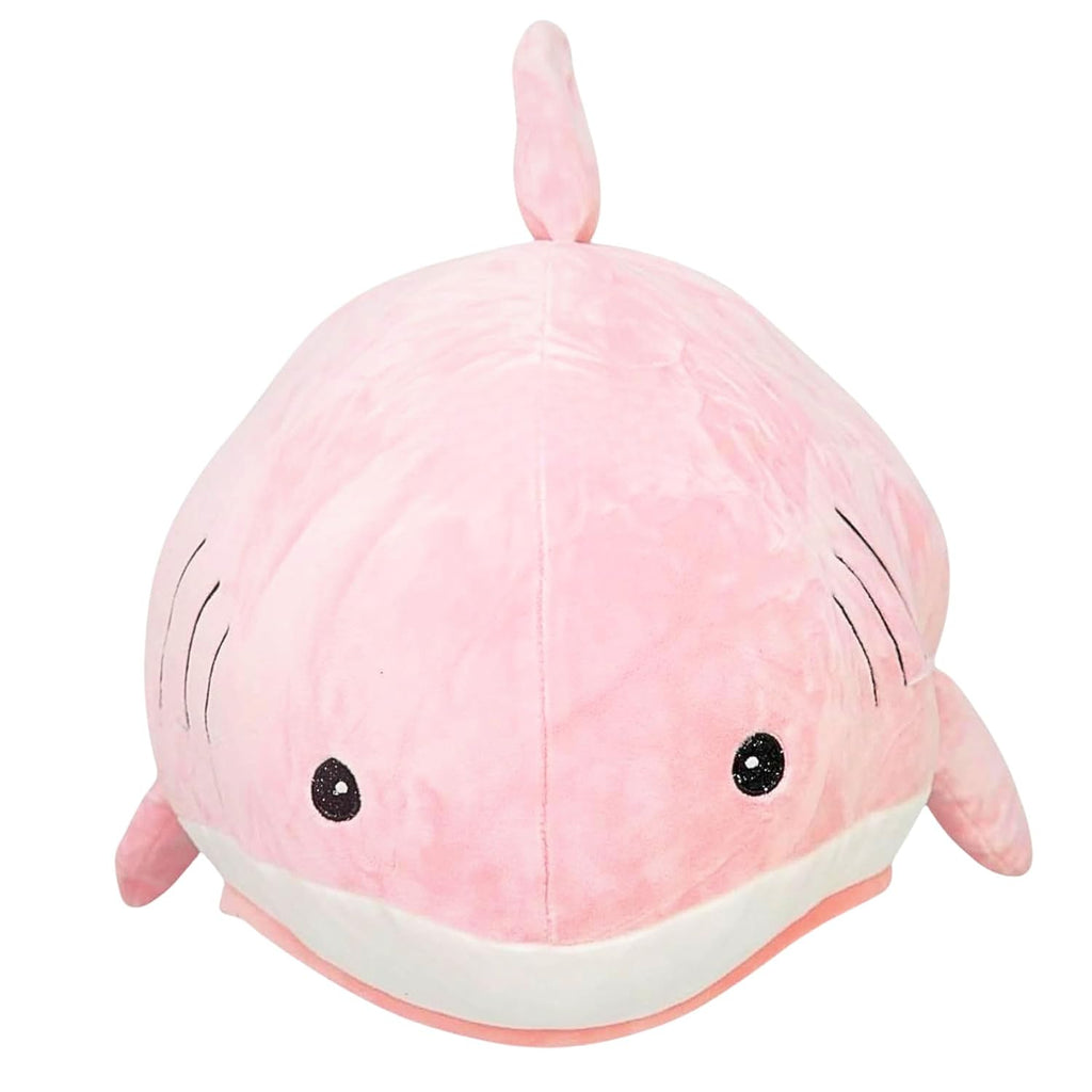 Tickles Cute Shark Cat Face Soft Stuffed Plush Toy for Kids Color Pink 60 cm