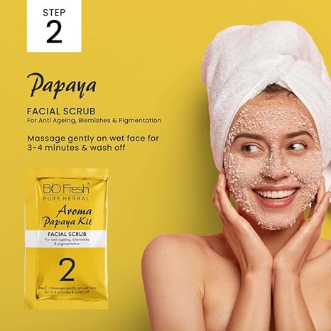 Biofresh Herbals Papaya Facial Kit - 46 gms Each (Pack of 2)