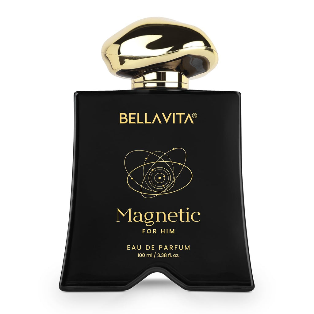 BELLAVITA Mood Collection Magnetic EDP 100ml | Long Lasting Perfume for Man | Grapefruit, Jasmine and Vanilla | Gourmand, Floral Fragrance Perfume for Men