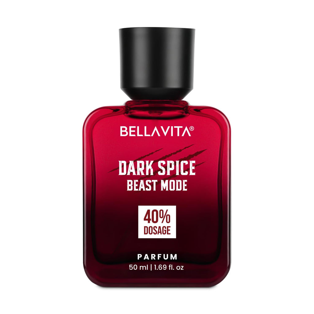 BELLAVITA Dark Spice Parfum 50ml | Perfume for Man |Beast Mode | 40% Oil Concentration | Spicy & Musky Scent | Premium Perfume for Men