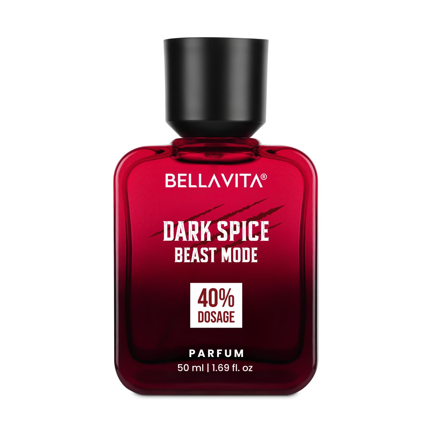 BELLAVITA Dark Spice Parfum 50ml | Perfume for Man |Beast Mode | 40% Oil Concentration | Spicy & Musky Scent | Premium Perfume for Men