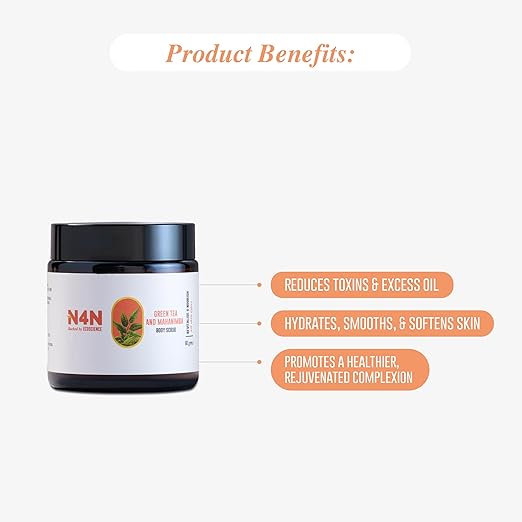 Nature4nature Hydrator Nourishing Body Scrub | Anti-ageing Solution | Reduces Skin Irritation & Excess Oil - 60 Gms