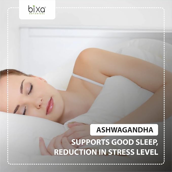 Bixa Botanical Ashwagandha Extract - 60 Veg Capsules (450mg)